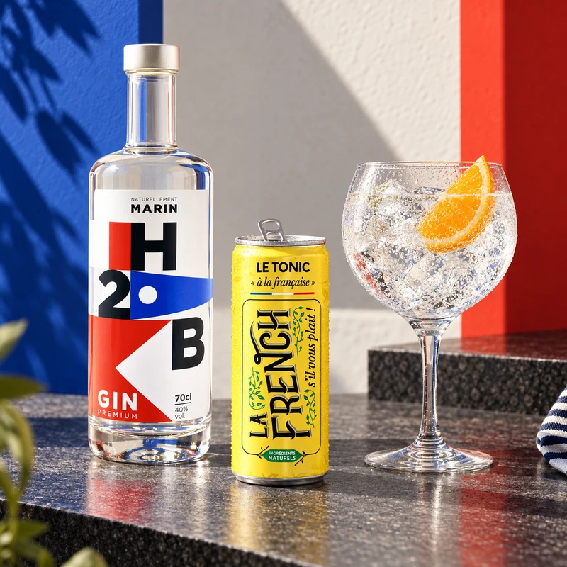 Cocktail Gin Tonic 100% Breton