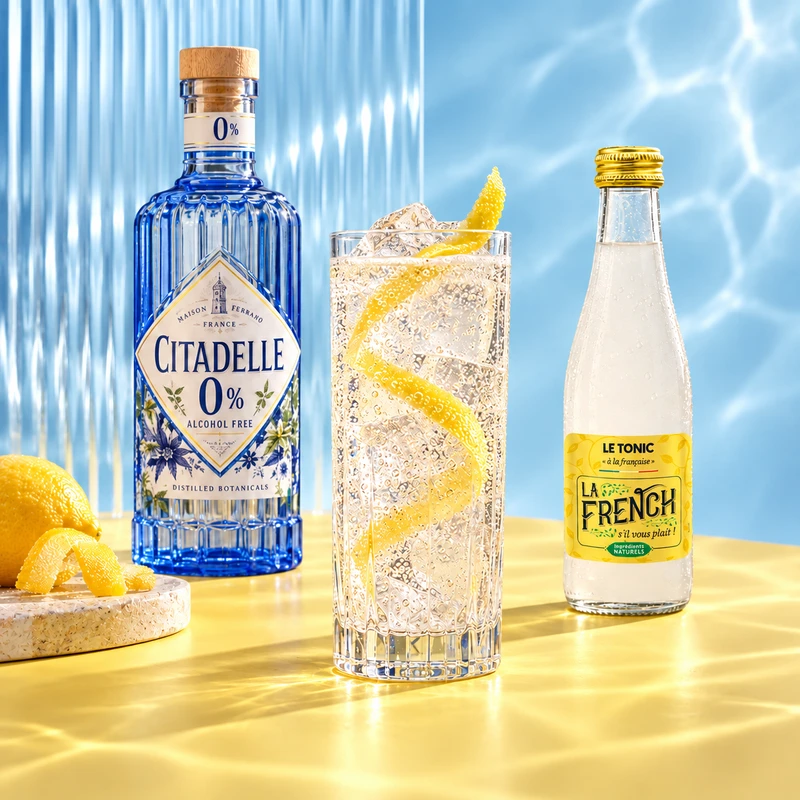 Cocktail Gin & Tonic 0%
