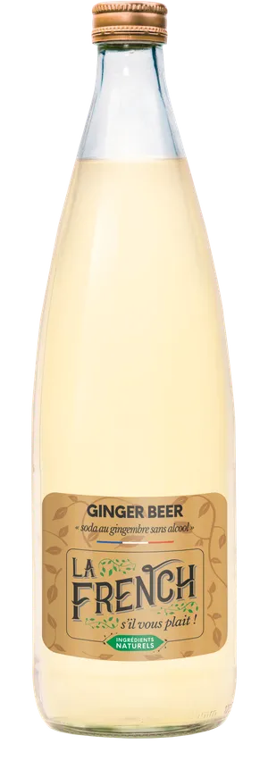 Bouteille Ginger Beer 75 cl verre
