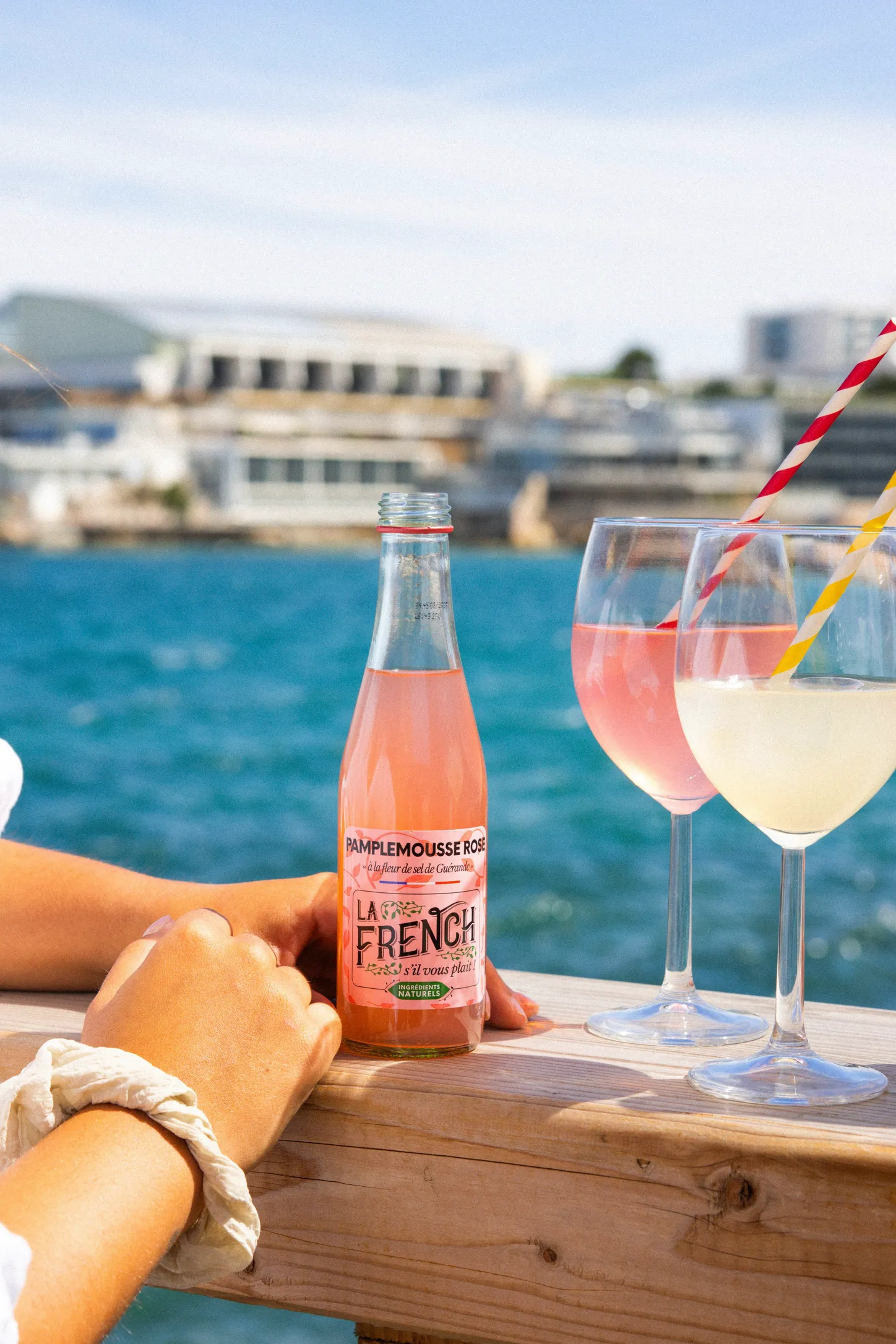 Cocktail au pamplemousse rose La French