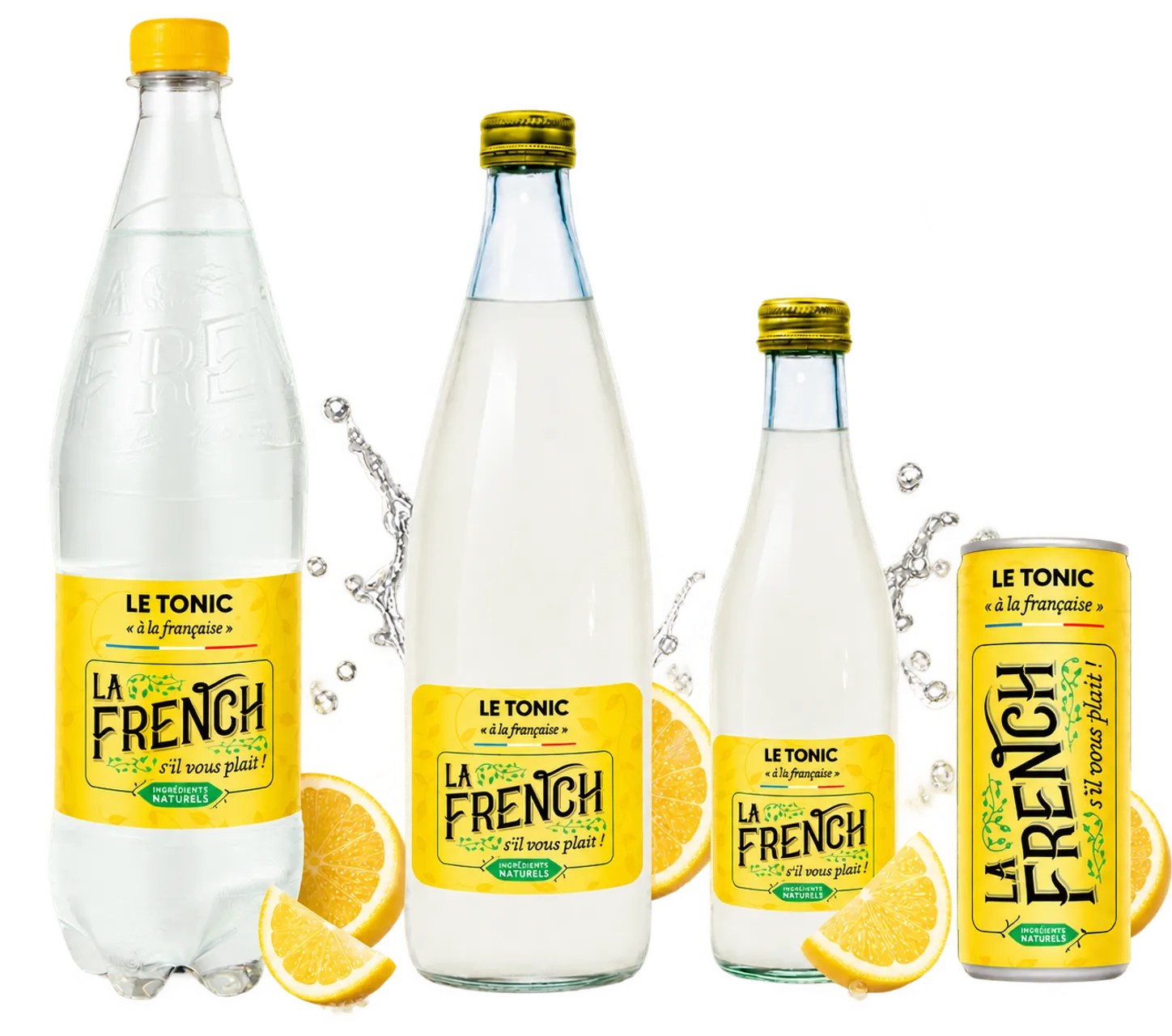 Bouteilles et canettes Le Tonic à la française