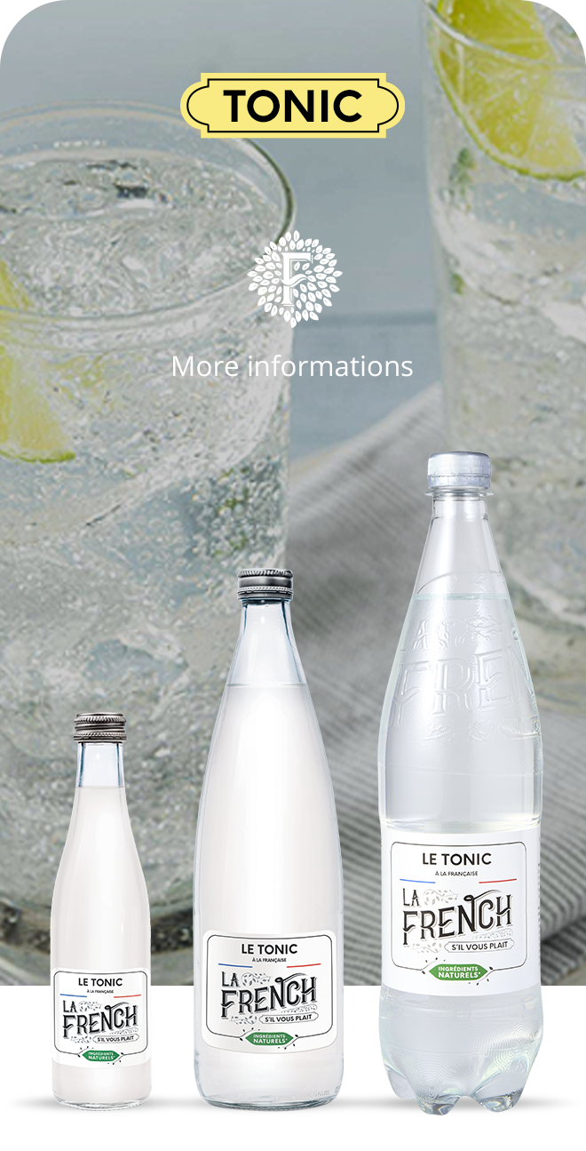 Gamme Tonic La French SVP ingredients naturels tonic 1L 75cl 25cl gin tonic boisson petillante DESKTOP